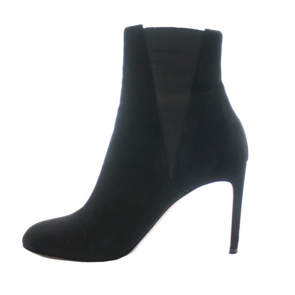 Alaia Shoes - ALAIA BLACK SUEDE HIGH HEELED BOOTIES SIZE 9.5